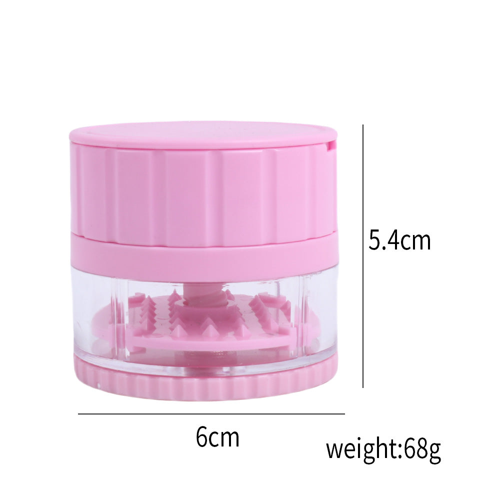 Plastic Rotating Herb Grinder Hand Muller Tobacco Grinders