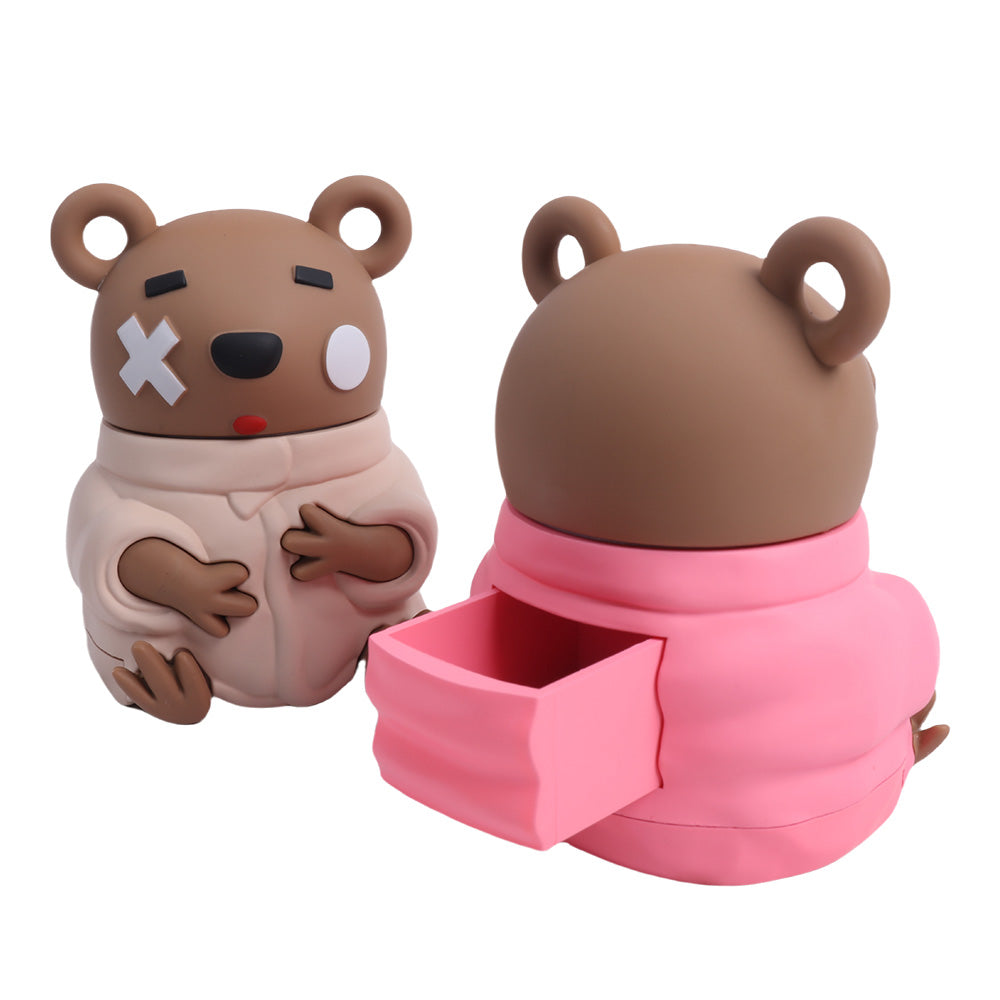 Cartoon Bear Zinc Alloy Dry Herb Grinder