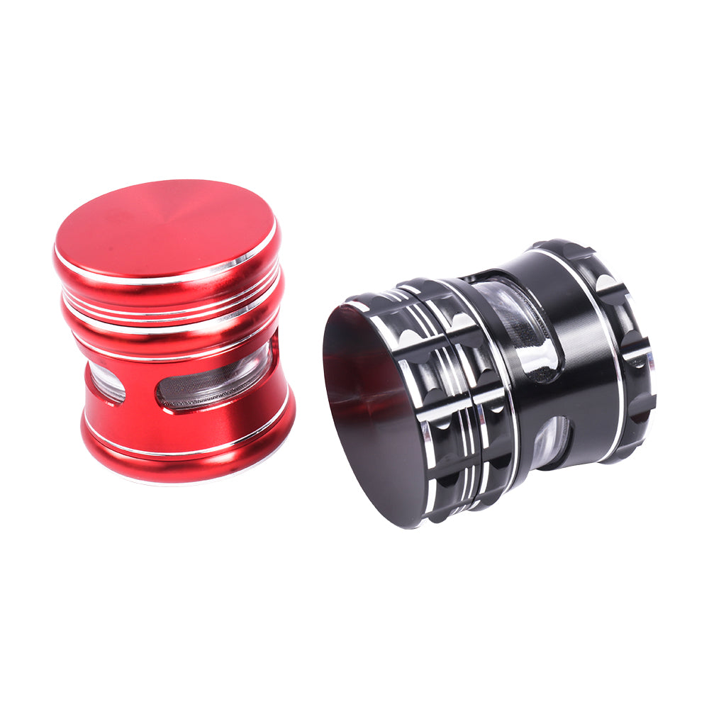 Aluminium Alloy Dry Herb Grinder with Window