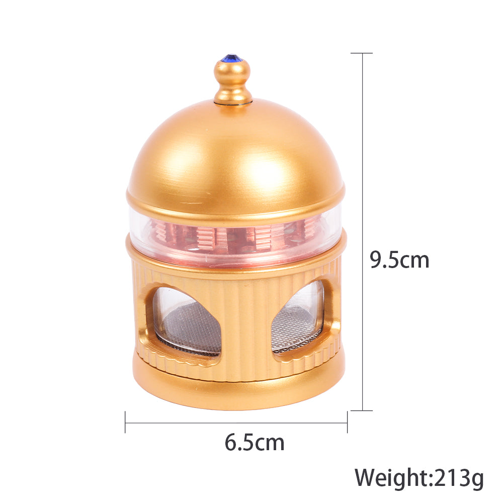 Castle Design Metal Herb Grinder-4 Layers
