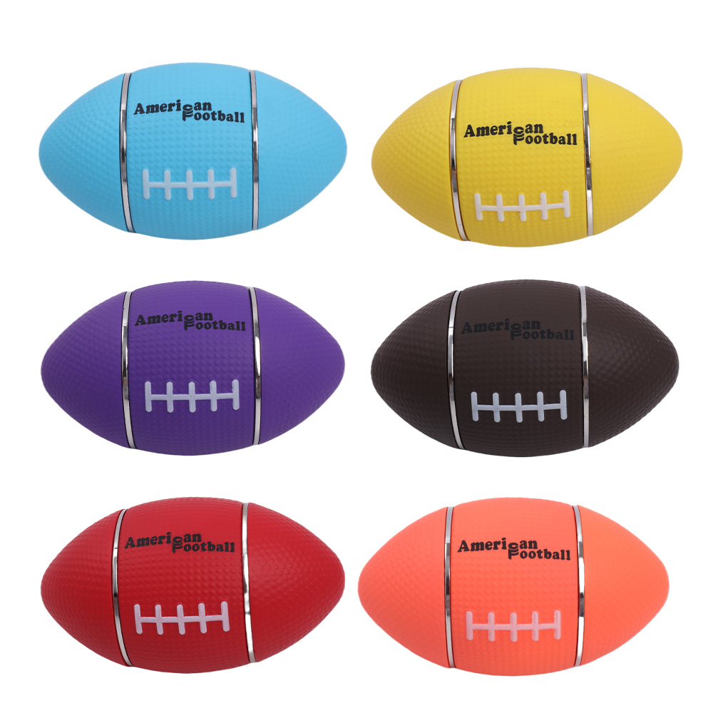 Rugby Football Herb Grinder 4 Layers-1 Piece Random Color