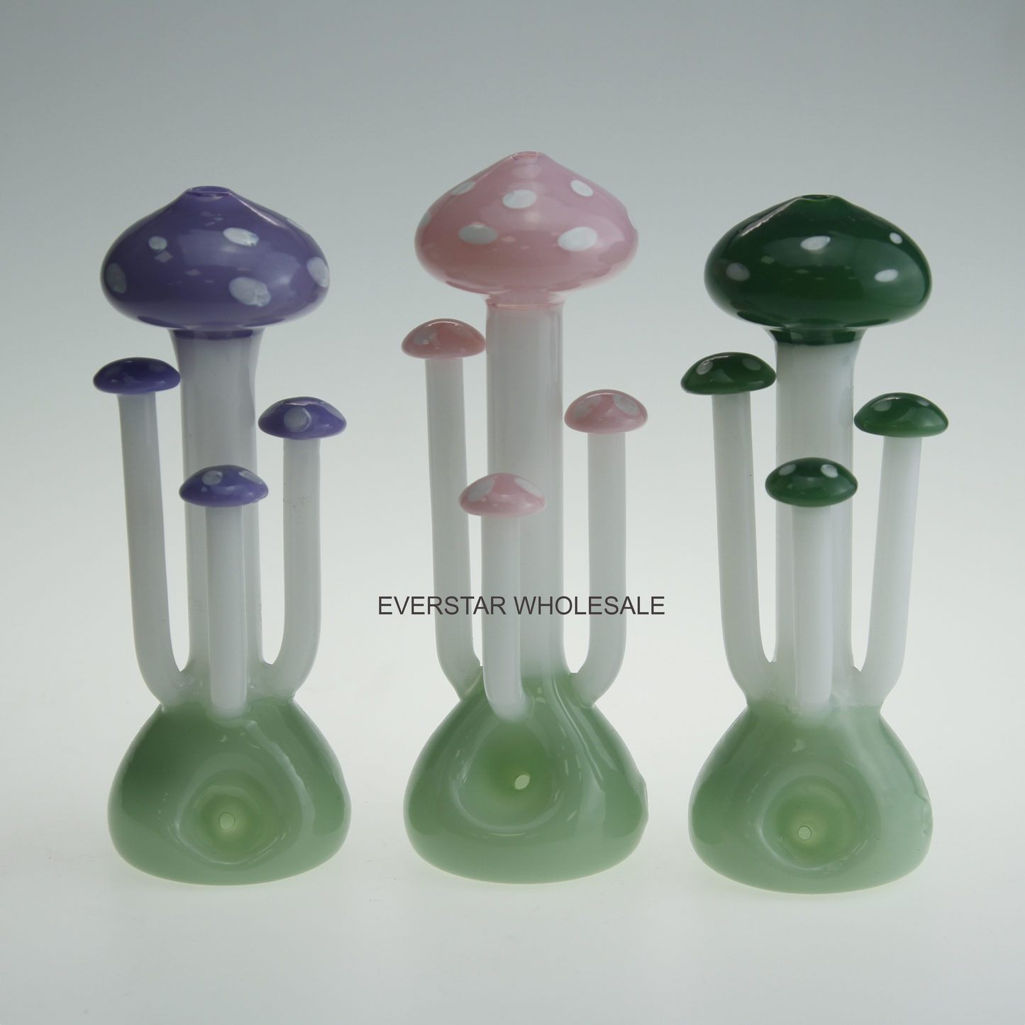 5.8" mushroom Glass Hand Pipe