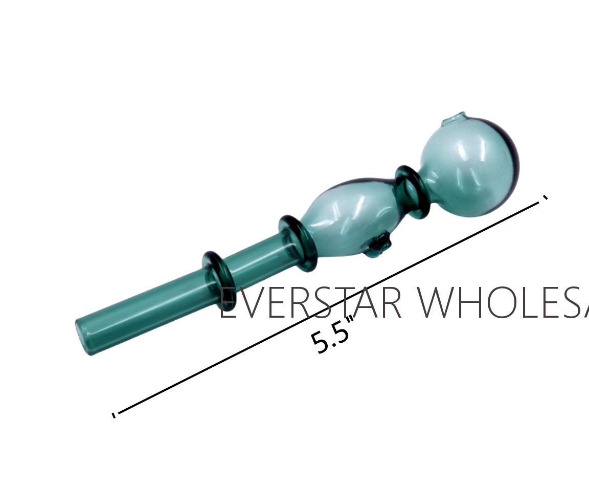 4PCS Glass Oil Burner Pipe with Rings and Balance