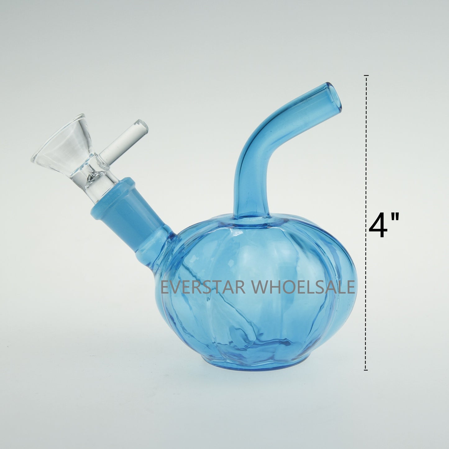 4" mini pumpkin glass water pipe