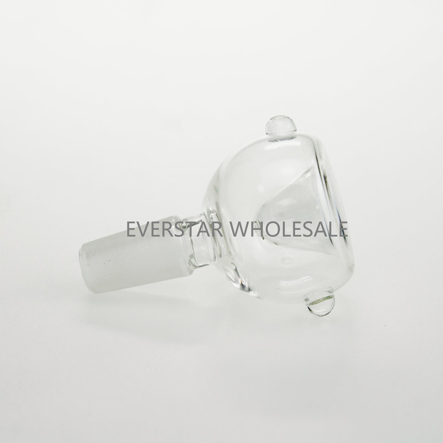 3pcs Clear Dotted Glass Bong Bowls 14mm Male Joint