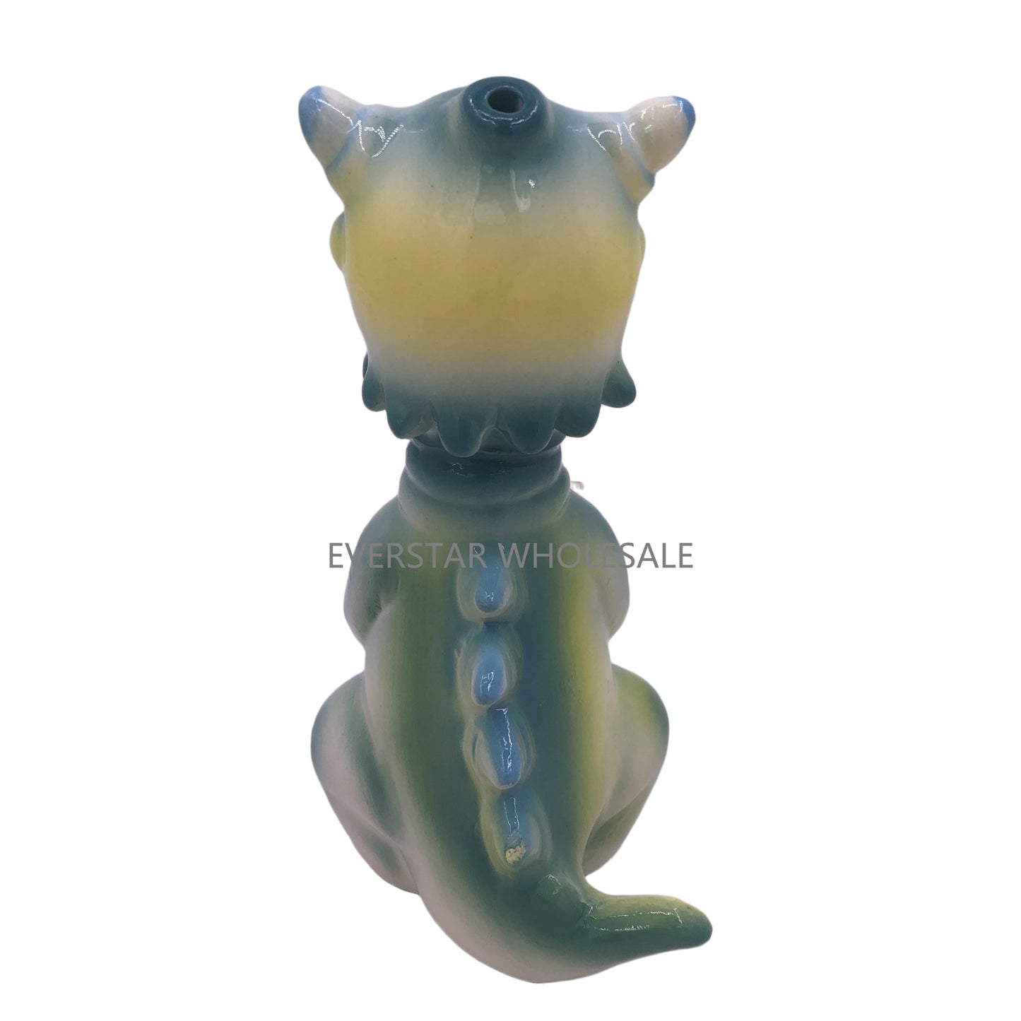 6.9 inch One Evil Eyed Ceramic Water Pipe