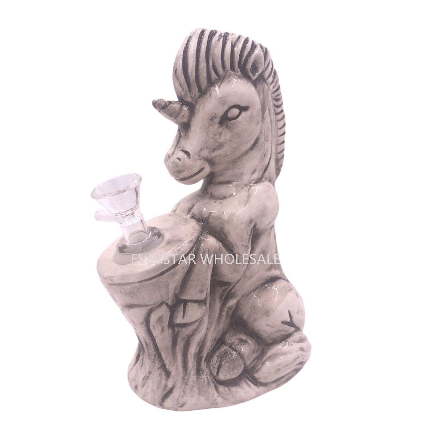 7.64 inch Unicorn Ceramic Water Pipe