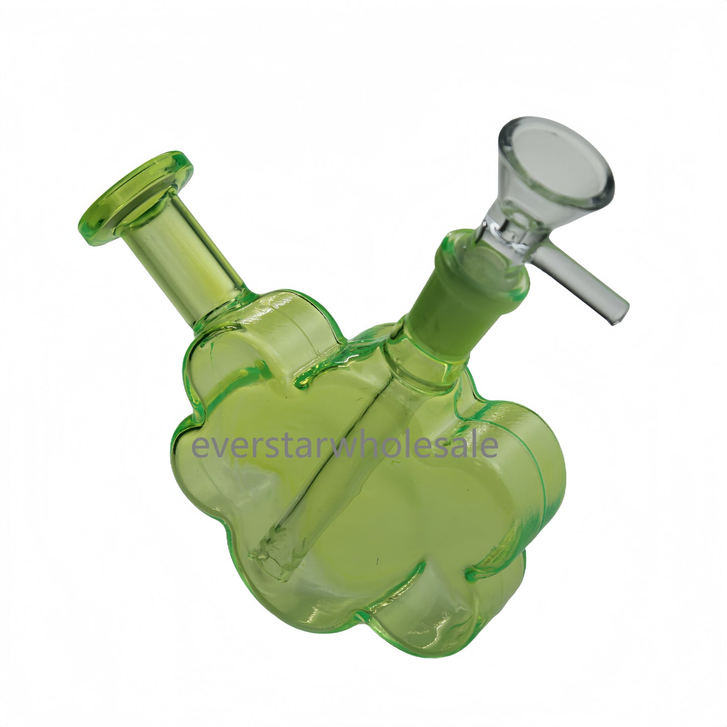 4 Inch Tall Colored Cloud Design Small Glass Water Pipe-Random Color Comes