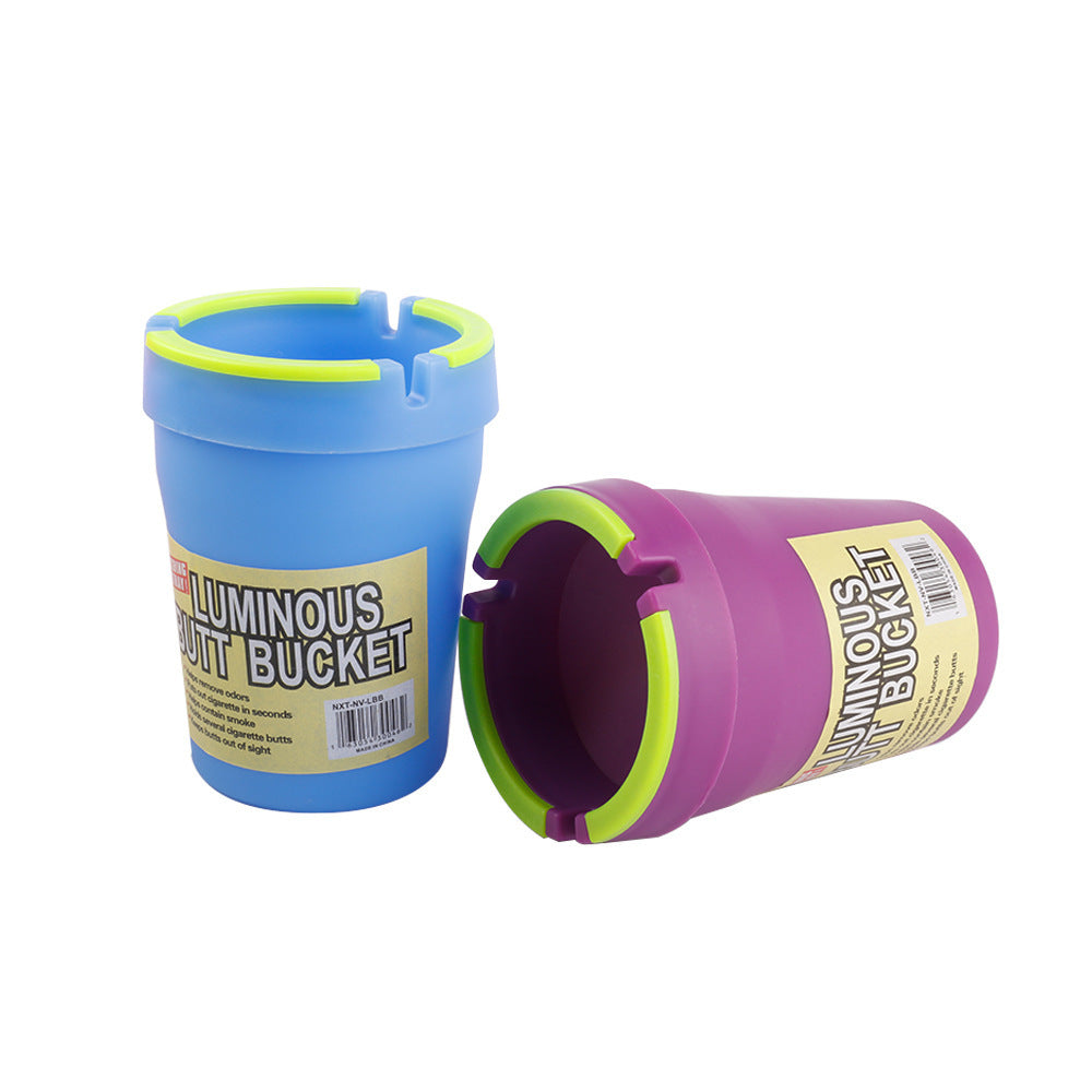 Luminous Glow in Dark Cigarette Butt Bucket Car Ashtrays