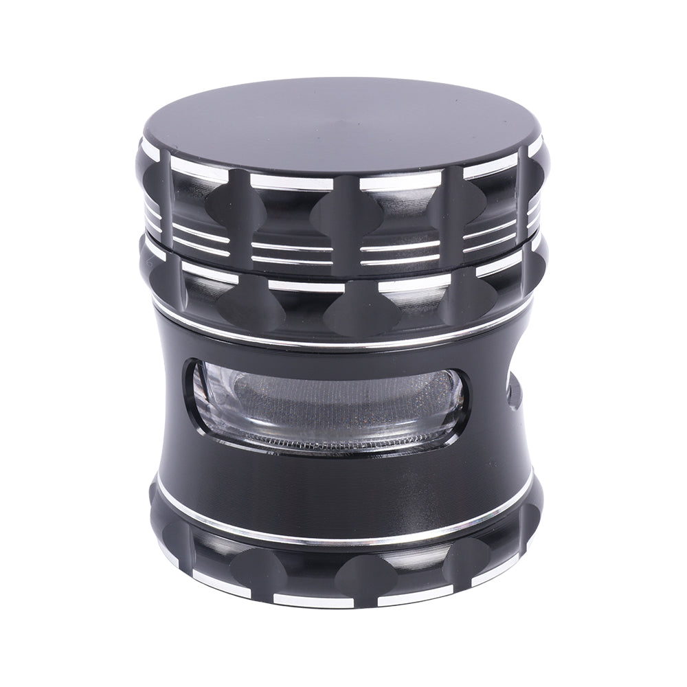 Aluminium Alloy Dry Herb Grinder with Window
