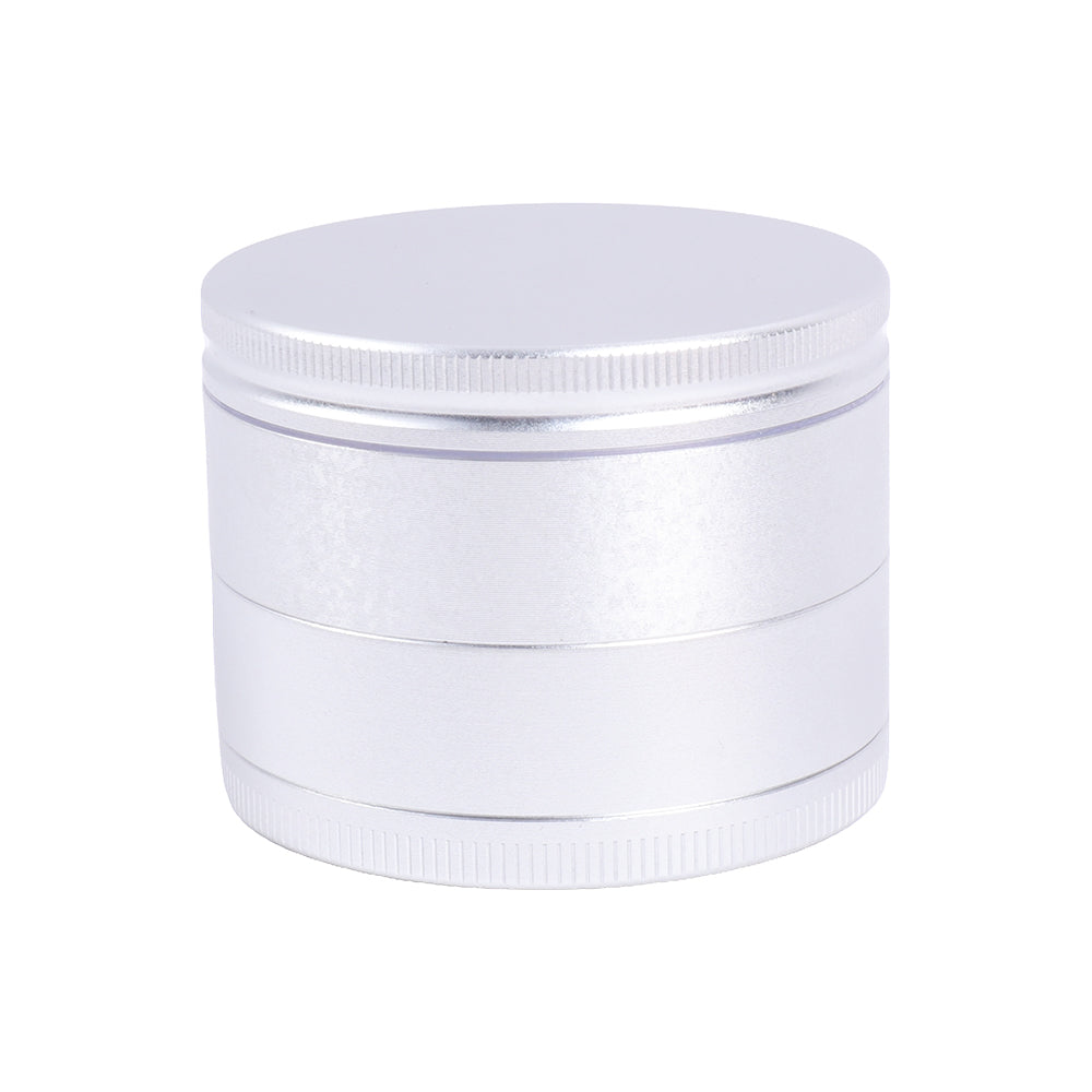 Aluminum Alloy Herb Grinder 4 Layers Curved Striping Lid