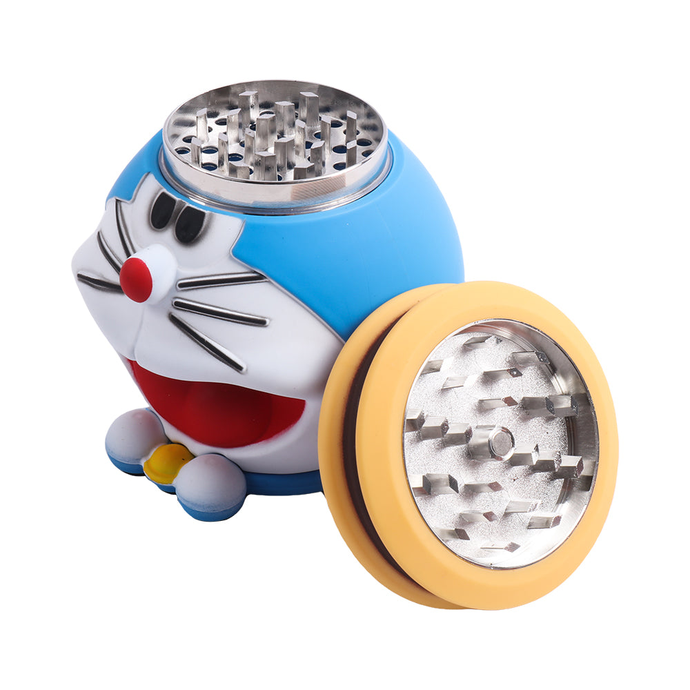 Doraemon Cartoon Design Herb Grinder Zinc Alloy Material for Smoking-1PC COLOR RANDOMLY