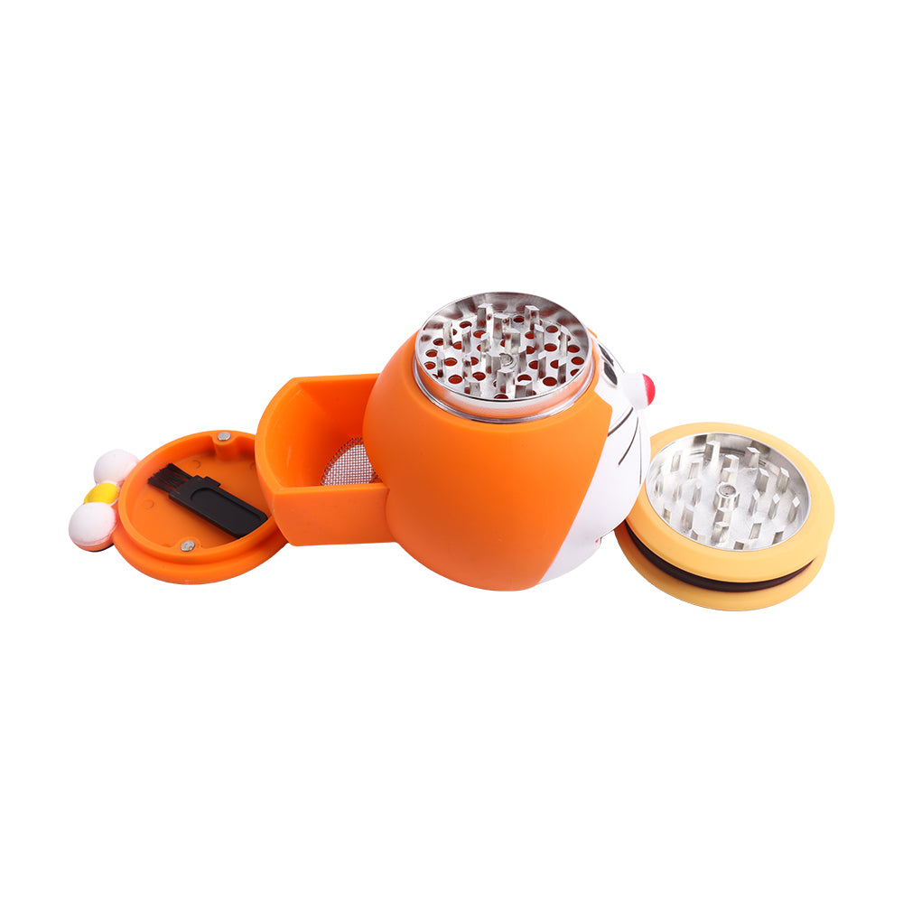 Doraemon Cartoon Design Herb Grinder Zinc Alloy Material for Smoking-1PC COLOR RANDOMLY