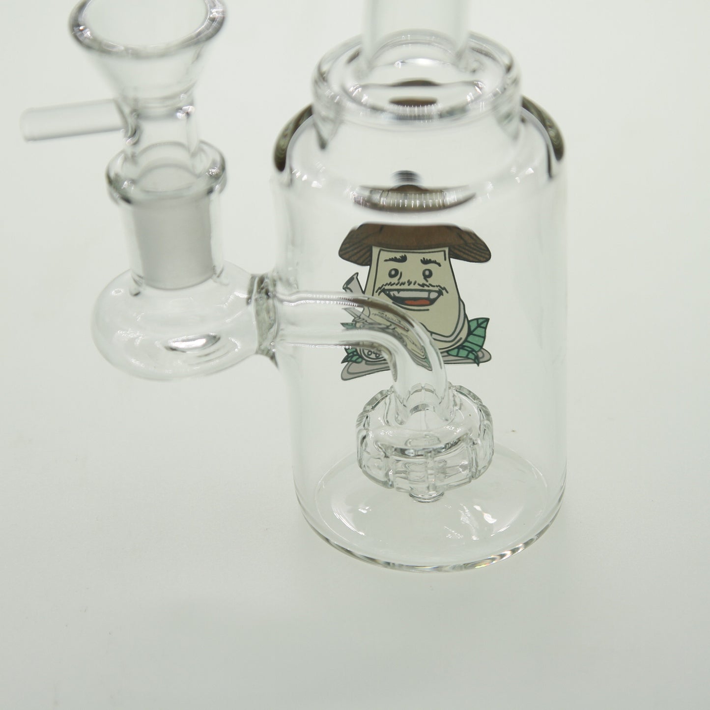 1pc 6.6" Bucket Glass Water Pipe with Percolator