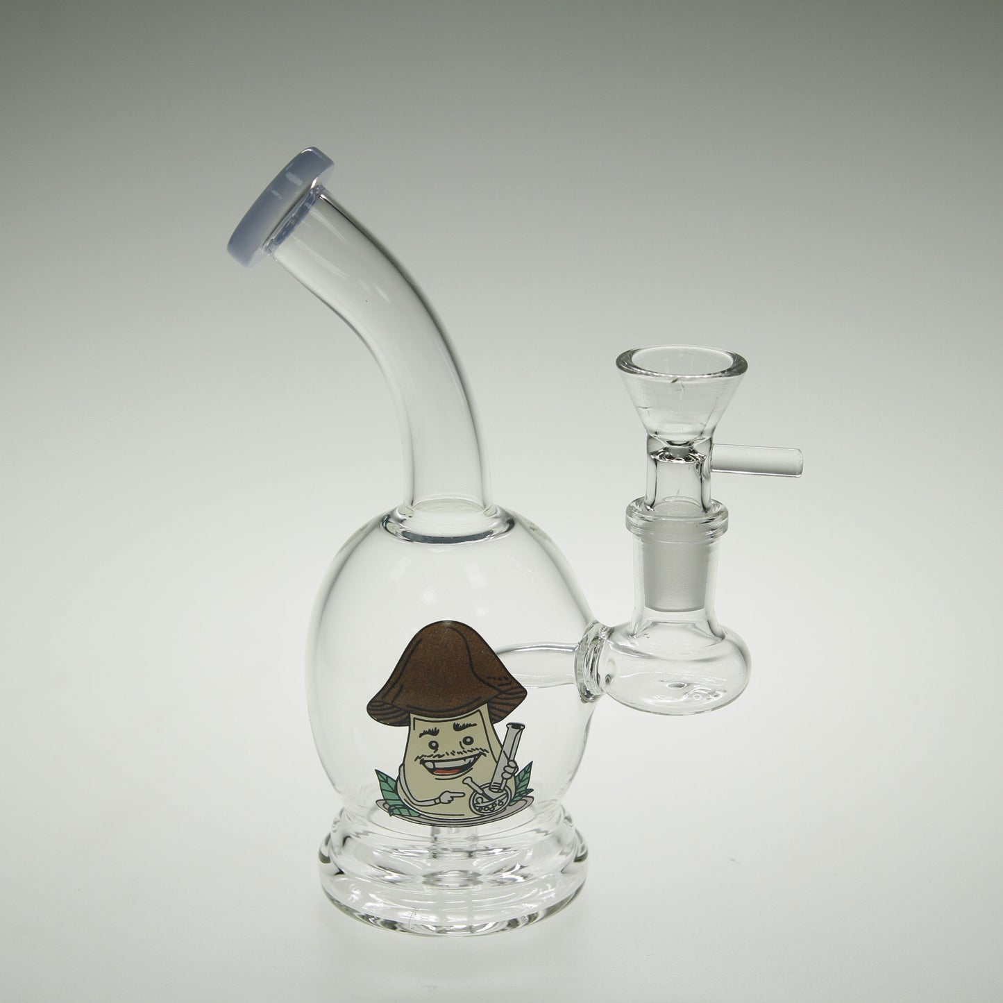 1pc 6.25" Percolator Bubble Glass Water Pipe Bong