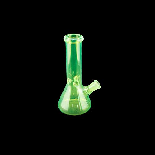1pcs 8” Colored Glass on Glass Beaker Bong Water Pipe