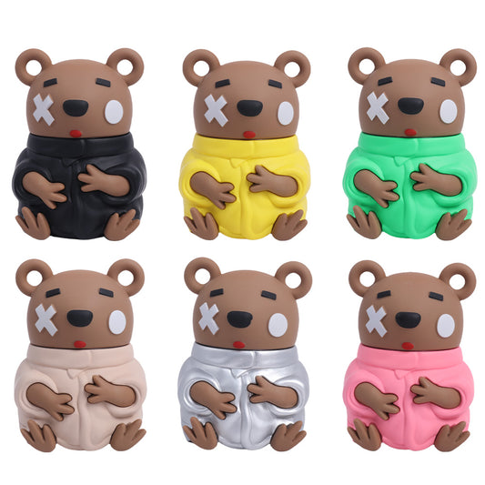 Cartoon Bear Zinc Alloy Dry Herb Grinder