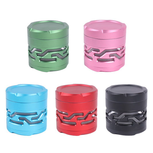 Aluminum Alloy Metal Herb Grinder with Window
