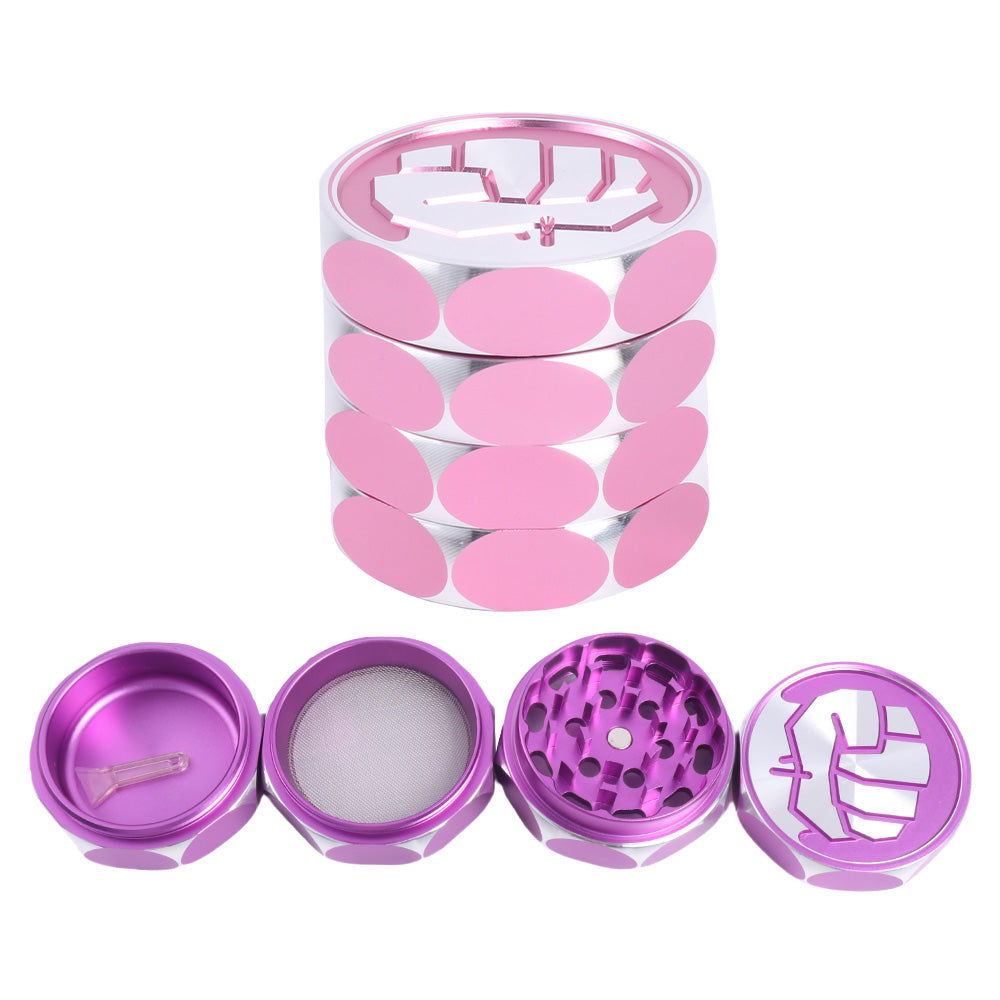 Aluminum Alloy Metal Herb Grinder Curved Fist Cover