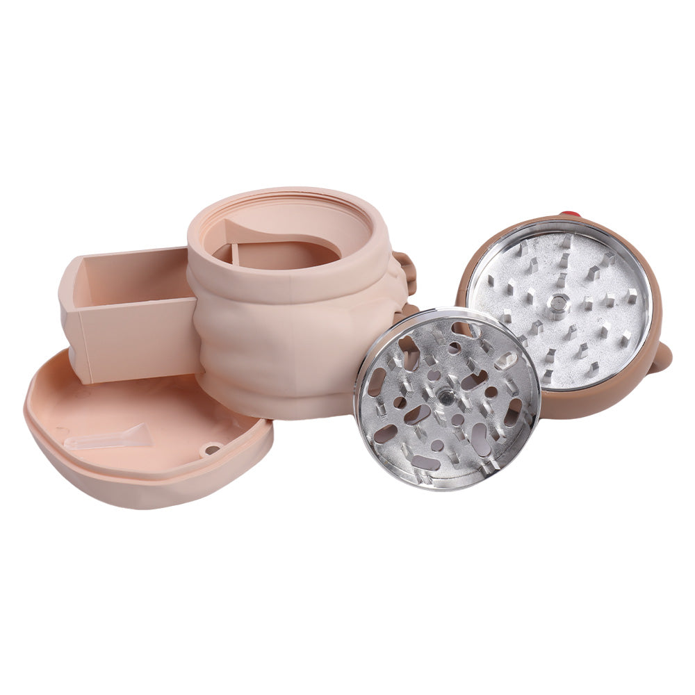 Cartoon Bear Zinc Alloy Dry Herb Grinder