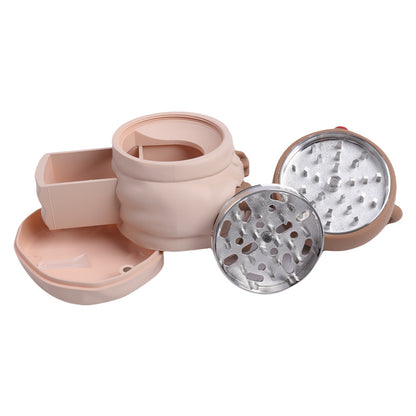 Cartoon Bear Zinc Alloy Dry Herb Grinder