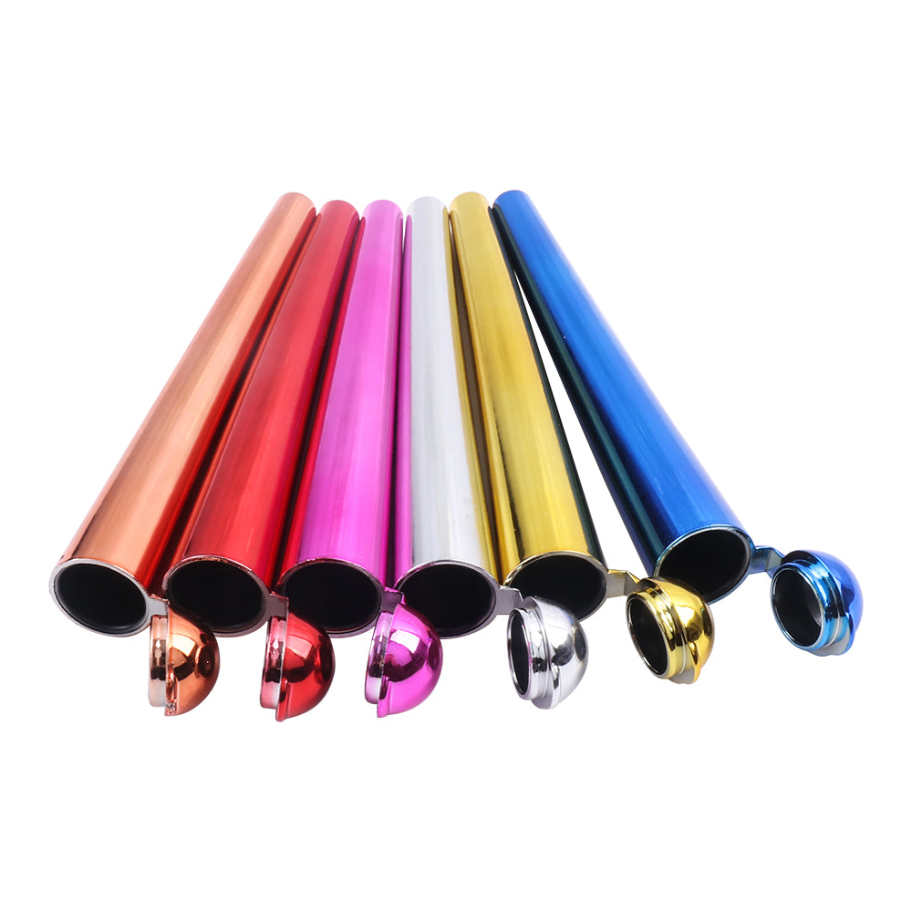 Electroplated Plastic Pre Rolling Paper Cone Holder-48pcs/Display Box