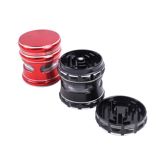 Aluminium Alloy Dry Herb Grinder with Window