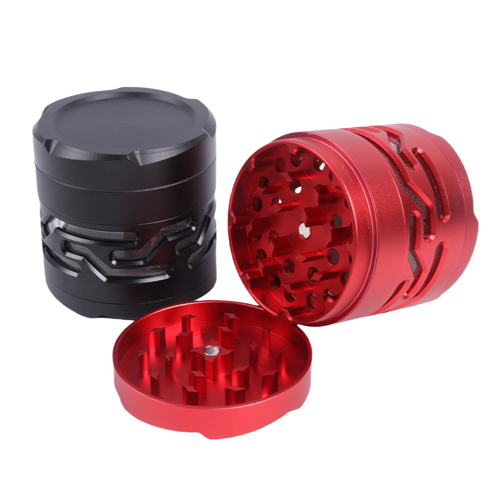 Aluminum Alloy Metal Herb Grinder with Window