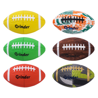 Colorful American Football Herb Grinder