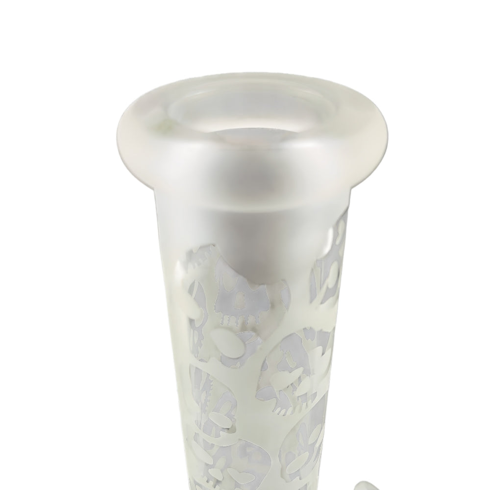 10 Inch Sandblast Glass Beaker Water Pipe