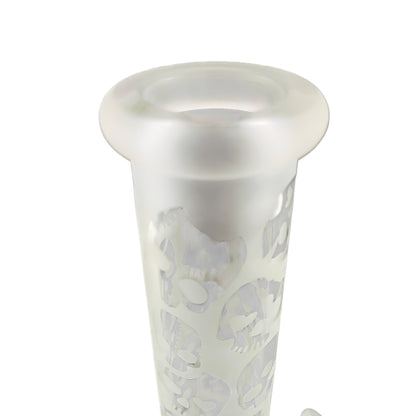 10 Inch Sandblast Glass Beaker Water Pipe