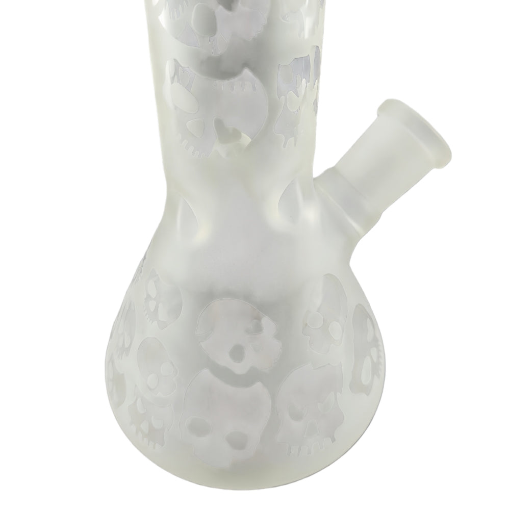 10 Inch Sandblast Glass Beaker Water Pipe
