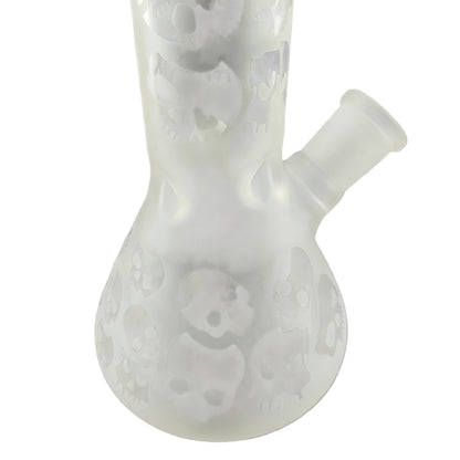 10 Inch Sandblast Glass Beaker Water Pipe
