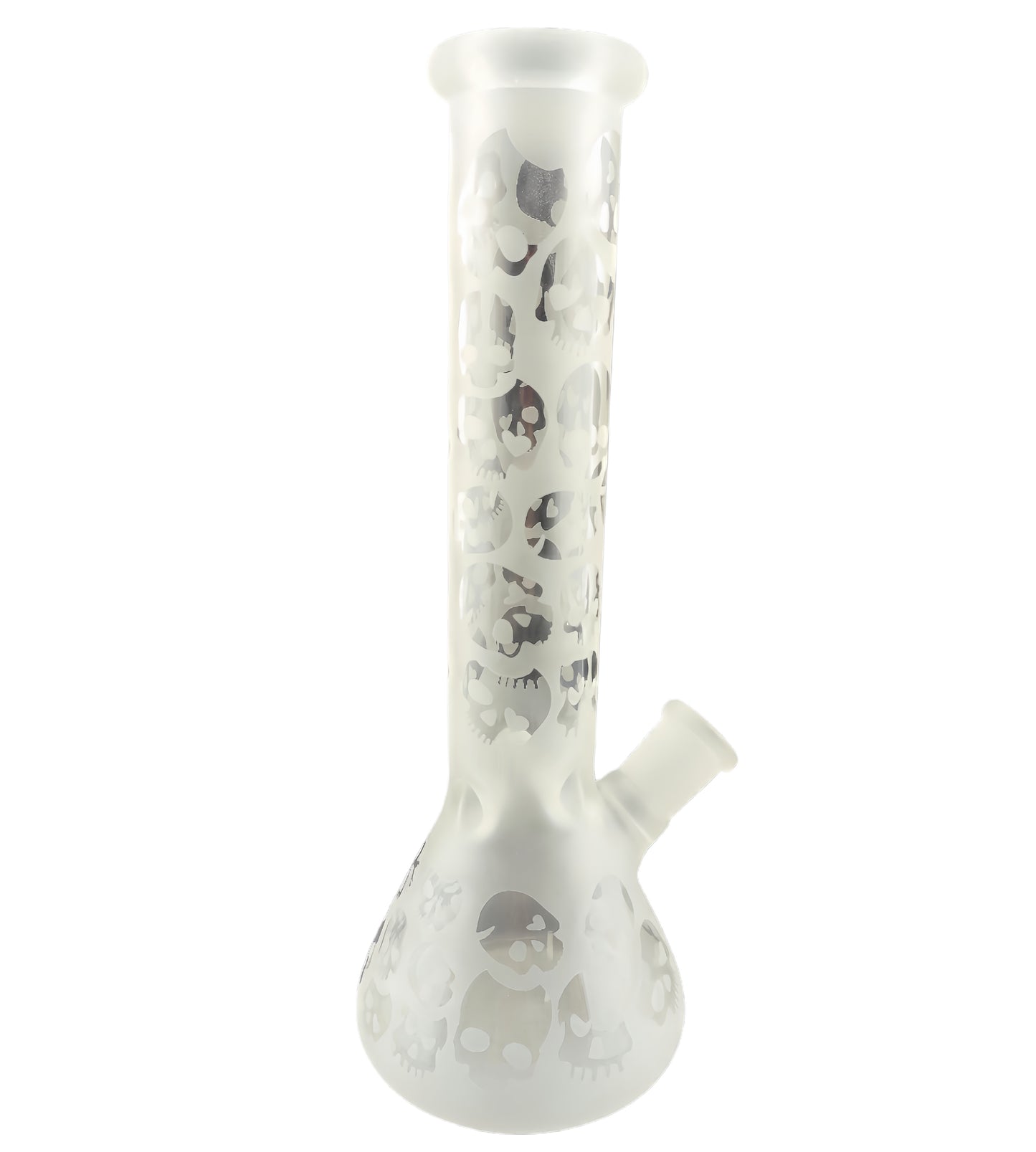 10 Inch Sandblast Glass Beaker Water Pipe