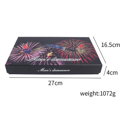 Multi Colors Metal Hand Pipe with Diamond Ring-10pcs/Gift Box