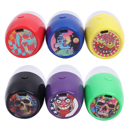 Plastic Electric Automatic Herb Grinder Smoking Accessories Type C USB Rechargeable Grinder