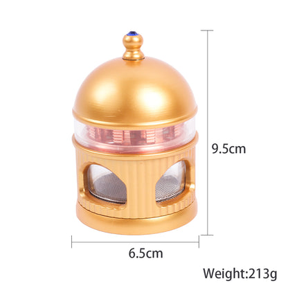 Castle Design Metal Herb Grinder-4 Layers