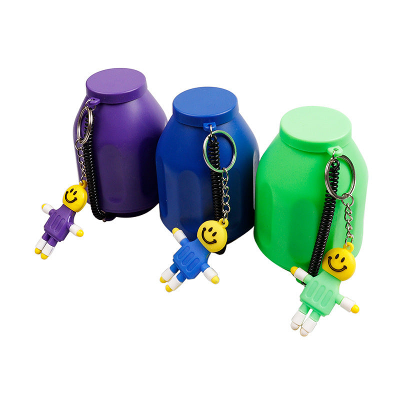 Plastic Air Purifier Secondhand Smoke Filter with Cartoon Pendant and Chain