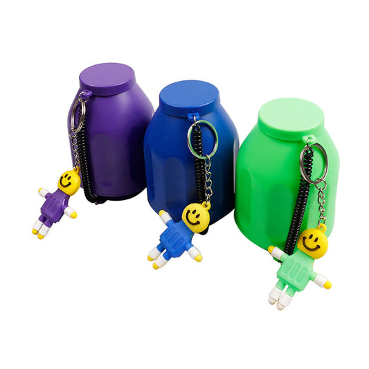 Plastic Air Purifier Secondhand Smoke Filter with Cartoon Pendant and Chain