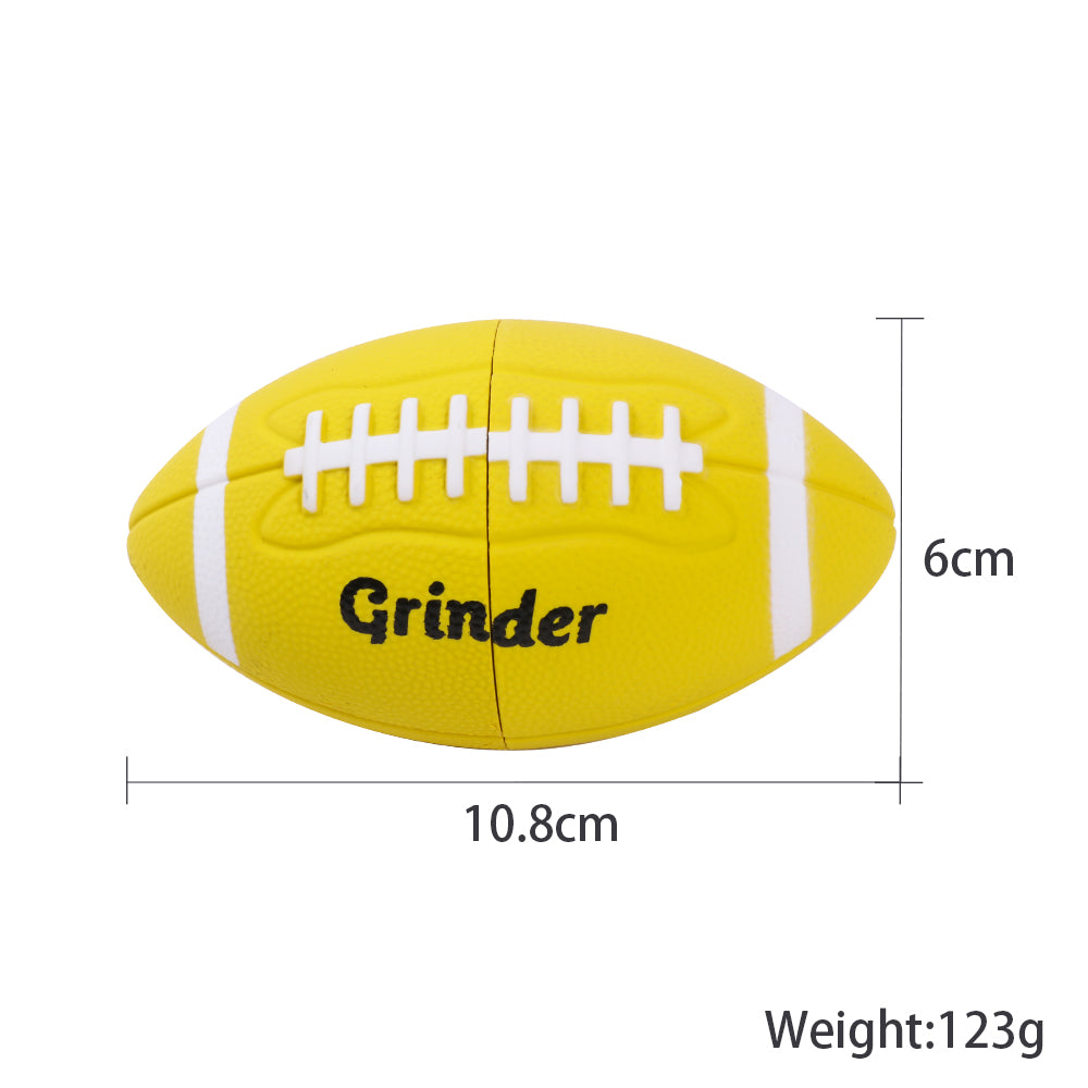 Colorful American Football Herb Grinder