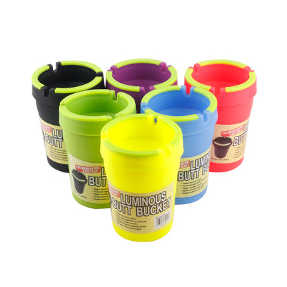 Luminous Glow in Dark Cigarette Butt Bucket Car Ashtrays