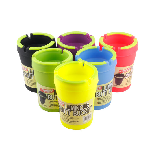 Luminous Glow in Dark Cigarette Butt Bucket Car Ashtrays