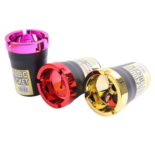 Electroplated Plastic Ashtray Vehicle Cigarette Ash Tray