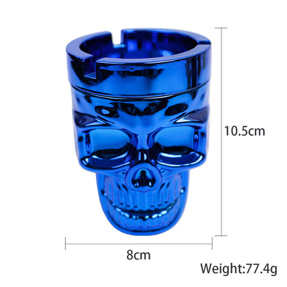 Electroplated Plastic Skull Ashtray-12PCS/Display Box