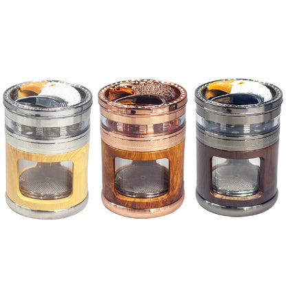 Smoke Grinder 4-layer Eagle Cover Large Window Smoke Grinder