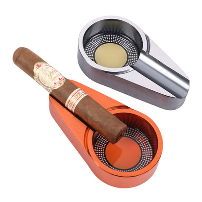 Aluminum Alloy Cigar Ashtray-Random Color