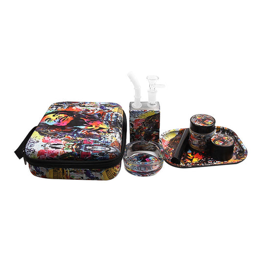 Square Glass Water Pipe Kit