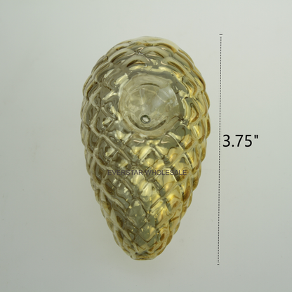3.75" Pine Cone Glass Hand Pipe