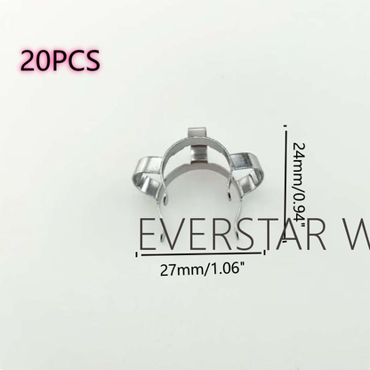 20pcs 14mm Stainless Steel Clamp for Glass Bongs