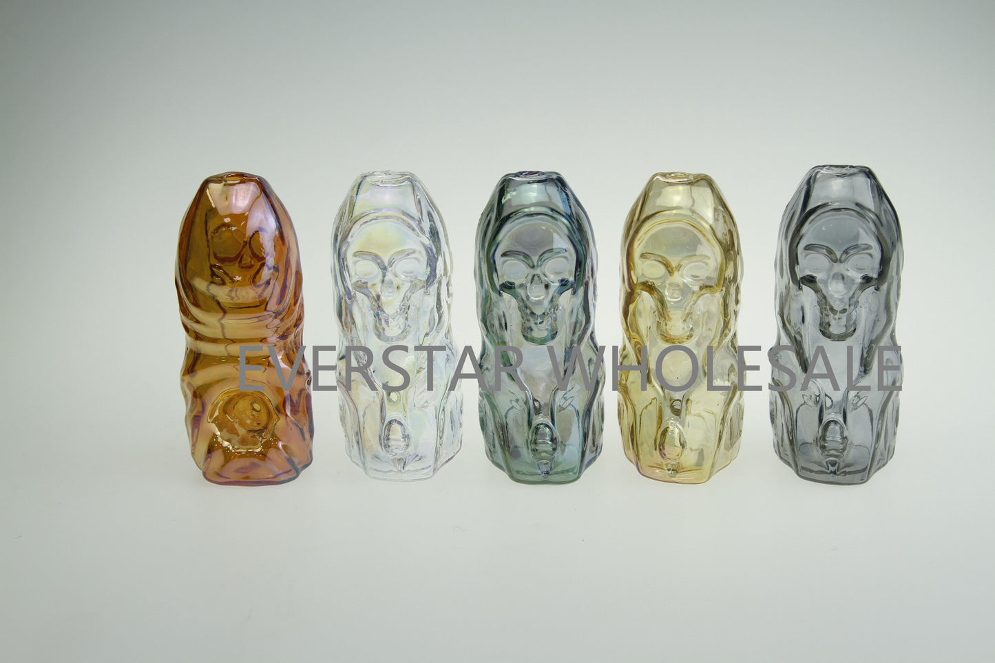 4" Electroplated Wizard Glass Hand Pipe